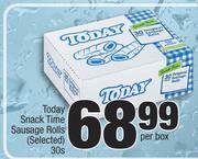 Today Snack Time Sausage Rolls (Selected)-30s Per Box