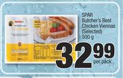 Spar Buutcher's Best Chicken Viennas (Selected)-500g Per Pack