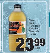 Clover Quali 100% Fruit Juice Blend (Selected)-1.5Ltr Each