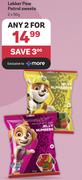 Lekker Paw Patrol Sweets-2 x 50g