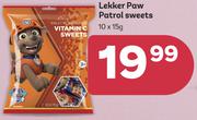  Lekker Paw Patrol Sweets-10 x 15g