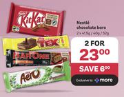 Nestle Chocolate Bars-2 x 41.5g/40g/52g
