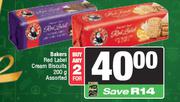 Bakers Red Label Cream Biscuits Assorted-For Any 2 x 200g