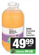 Spar Smoothie Assorted-5Ltr Each