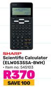 Sharp Scientific Calculator ELW0535SA-BWH