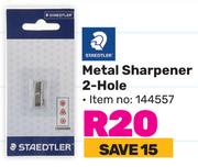 Staedtler Metal Sharpener 2 Hole