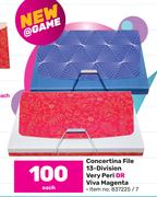 Pen & Gear Concertina File 13 Division Very Peri Or Viva Magenta-Each