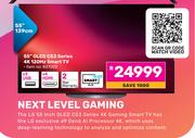 LG 55" (139cm) OLED CS3 Series 4K 120Hz Smart TV