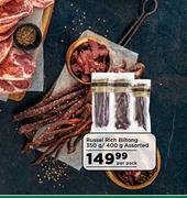 Russel Rich Biltong Assorted-350g/400g Per Pack