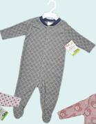 Little One Basic Babygrow Stripe Boys (Assorted)
