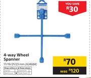 4 Way Wheel Spanner