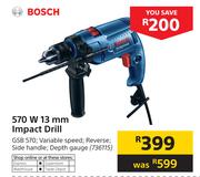 Bosch 570W 13mm Impact Drill