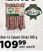 Deli-Co Salami Sticks-500g Per Pack