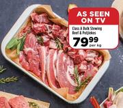 Class A Bulk Stewing Beef & Potjiekos-Per kg