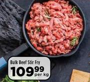 Bulk Beef Stir Fry-Per kg