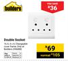 Builders Double Socket (596888)
