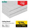 Nutec Ceiling Board 1.2m x 3.6m x 4mm (3613)
