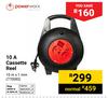Power Worx 10A Cassette Reel 10m x 1mm (770085)