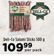 Deli-Co Salami Sticks-500g Per Pack
