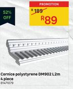 Cornice Polystyrene DM902 L2m 4 Piece