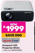 Ultra Link Compact LED Projector White