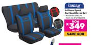 Stingray 6 Piece Sport Car Seat Cover Set-Per Set