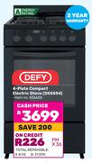 Defy 4 Plate Compact Electric Stove DSS554