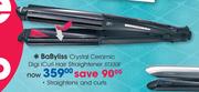 BaByliss Crystal Ceramic Digi iCurl Hair Straightener ST330E