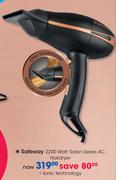 Safeway 2200 Watt Salon Series AC Hairdryer