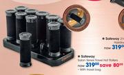 Safeway Salon Series Travel Hot Rollers With Travel Bag