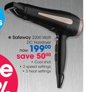 Safeway 2200 Watt DC Hairdryer