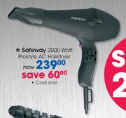 Safeway 2000 Watt Prostyle AC Hairdryer