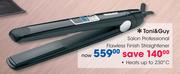 Toni&Guy Salon Professional Flawless Finish Straightener