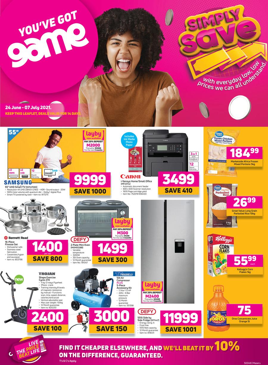 Game Lesotho : You've Got Game (24 June - 7 July 2021) — www.guzzle.co.za