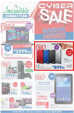 Incredible Connection : Cyber Sale (3 Apr - 6 Apr 2014), page 1