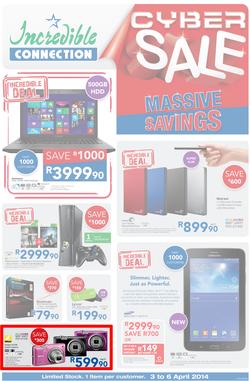 Incredible Connection : Cyber Sale (3 Apr - 6 Apr 2014), page 1