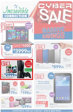Incredible Connection : Cyber Sale (3 Apr - 6 Apr 2014), page 1
