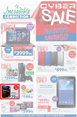 Incredible Connection : Cyber Sale (3 Apr - 6 Apr 2014), page 1