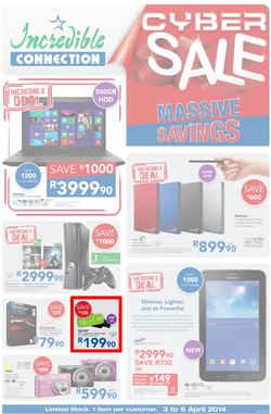 Incredible Connection : Cyber Sale (3 Apr - 6 Apr 2014), page 1