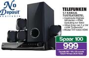 Telefunken 5.1 Kanaal Tuisteaterstel THT-5000