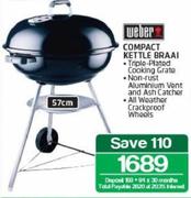 Weber 57cm Compact Kettle Braai