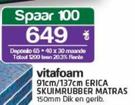 Vitafoam 91Cm Erica Skulmrubber Matras-Elk