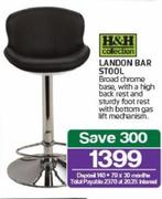 H&H Collection Landon Bar Stool