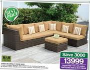 H&H Collection 3 Piece Headingley Patio Suite