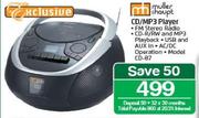 Muller&Houpt CD/MP3 Player CD-87
