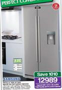 Samsung 520Ltr Metallic Side by Side Water-on-Tap Fridge Freezer RSA1WHMG1