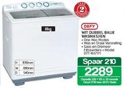 Defy 8kg Wit Dubbel Balie Wasmasjien DTT-161/171