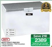 Defy 195Ltr White Chest Freezer DMF470