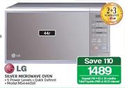 LG 44Ltr Silwer Microwave Oven MS444OSR