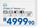 Dell 2740ML 27" Monitor